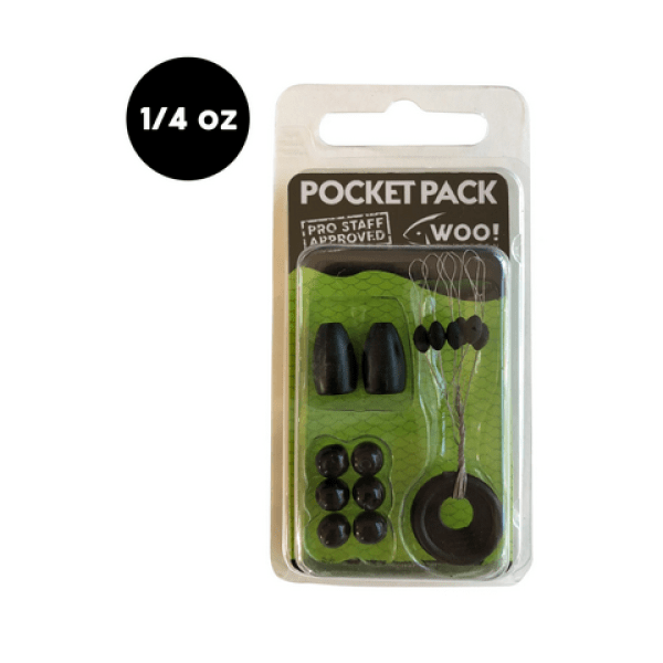 WOO! Tungsten Pocket Pack (1/4 oz) - The Tackle Truck
